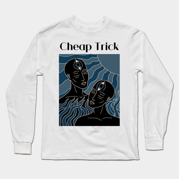 The Dark Sun Of Cheap Trick Long Sleeve T-Shirt by limatcin